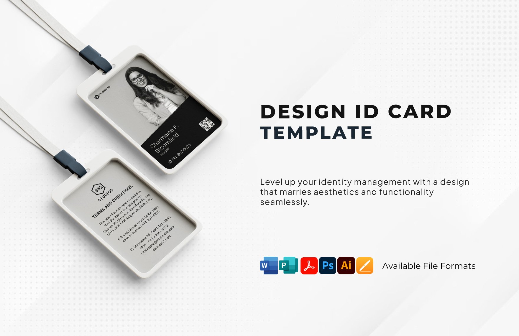 Design ID Card Template