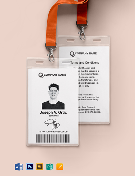 Modern ID Card Template - Edit Online & Download Example | Template.net