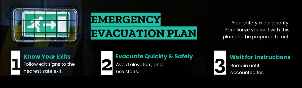 Emergency Evacuation Plan Billboard Template
