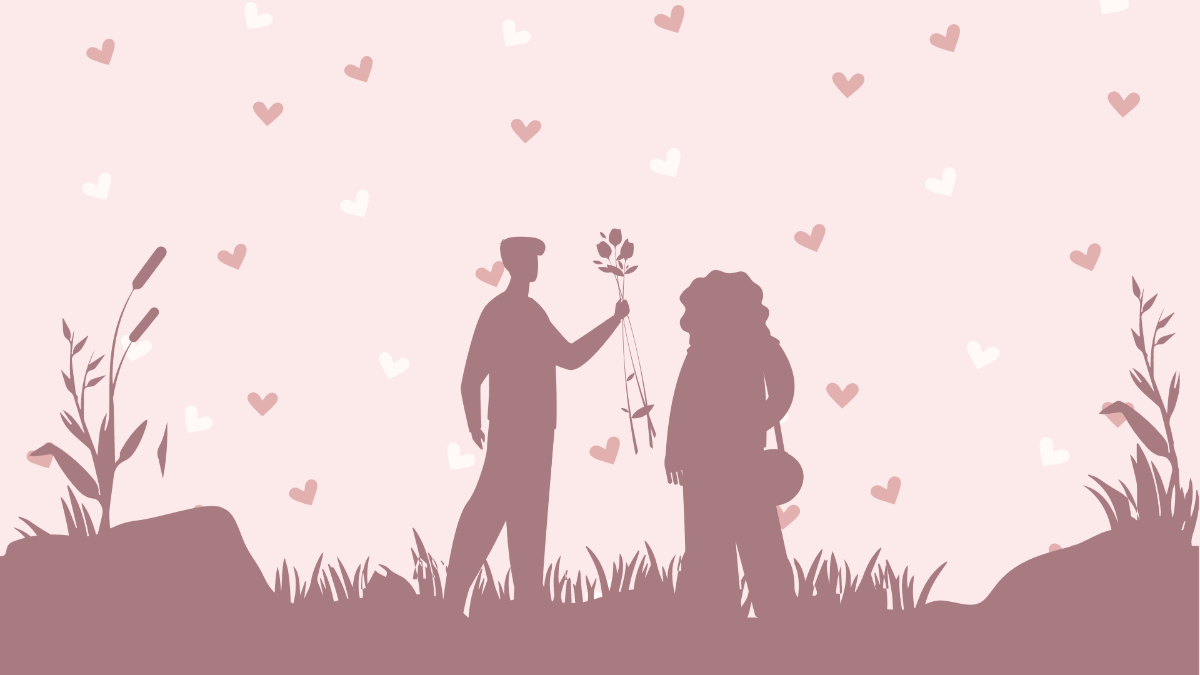 Aesthetic Valentine's Day Background Template