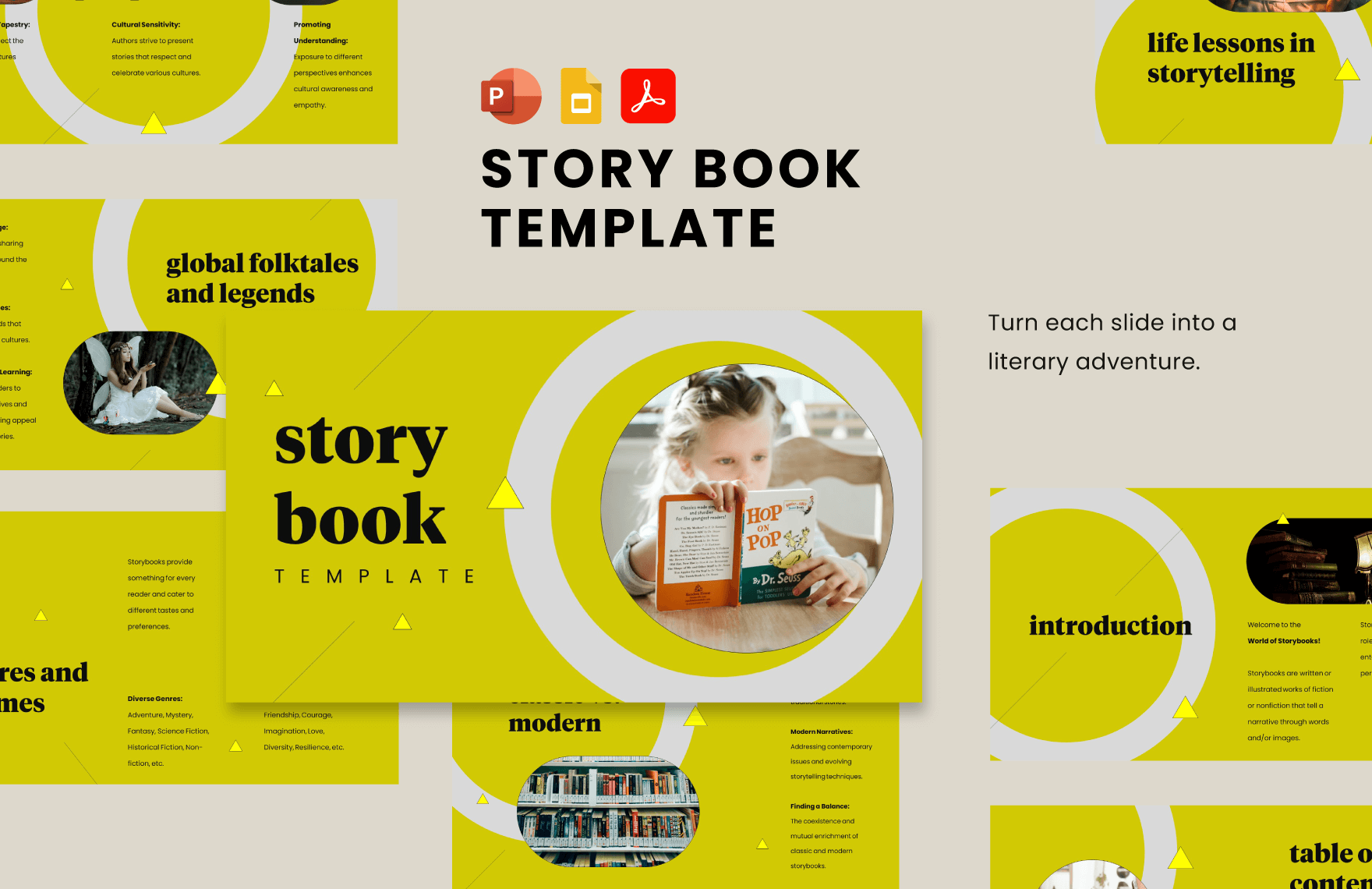 Free Story Book Template in PDF, PowerPoint, Google Slides