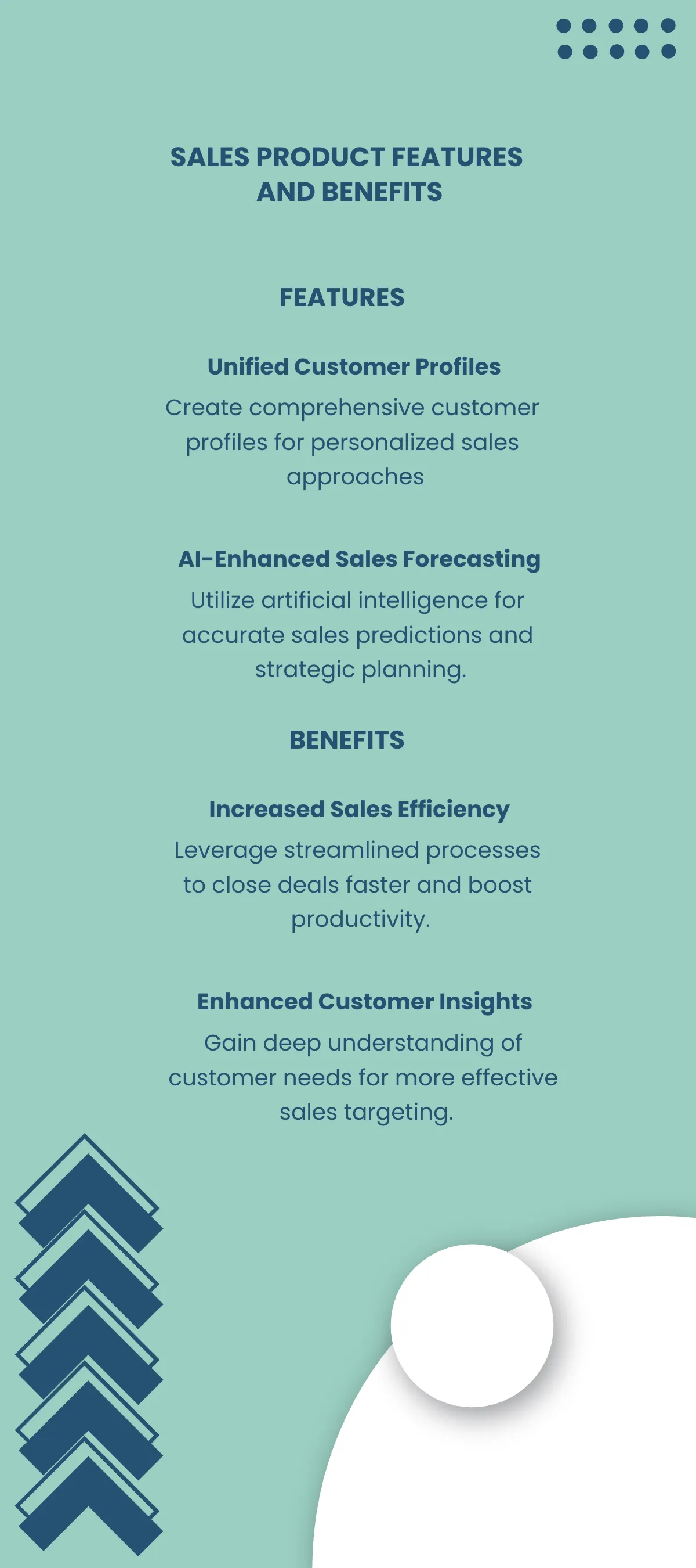 Free Sales Product Features and Benefits Rack Card Template to Edit Online