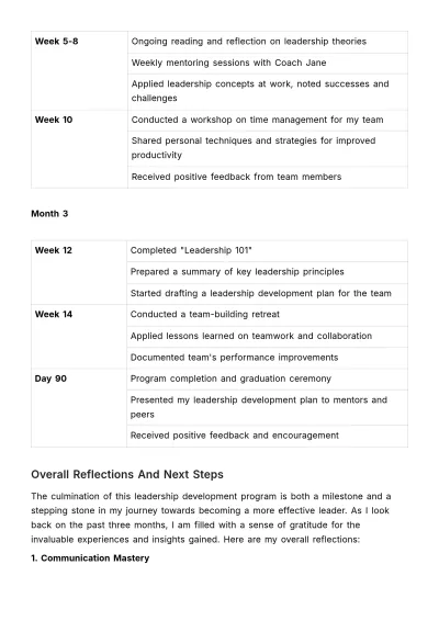 Free Skill Enhancement Training Journal HR Template to Edit Online