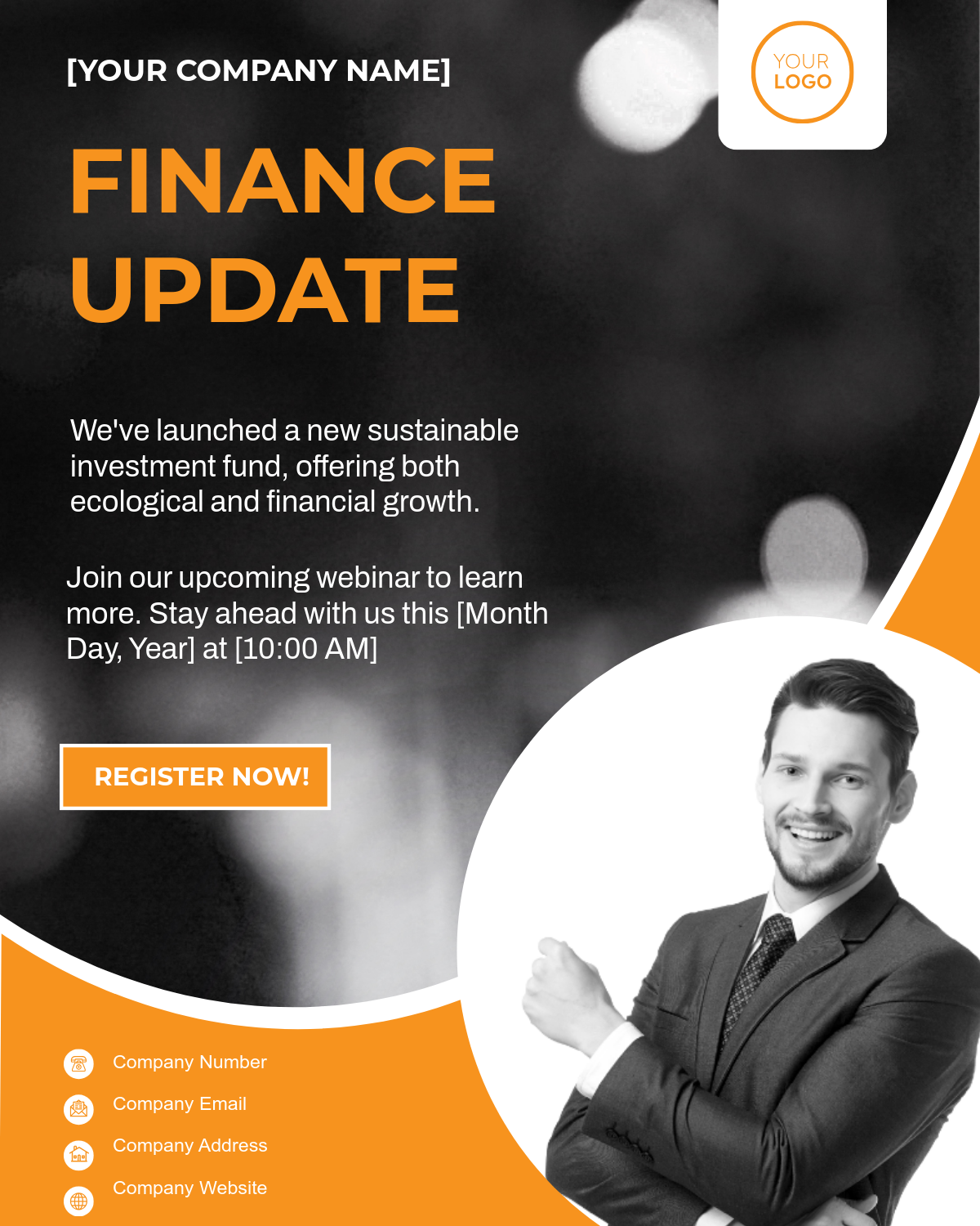 Free Finance Facebook Post Template to Edit Online