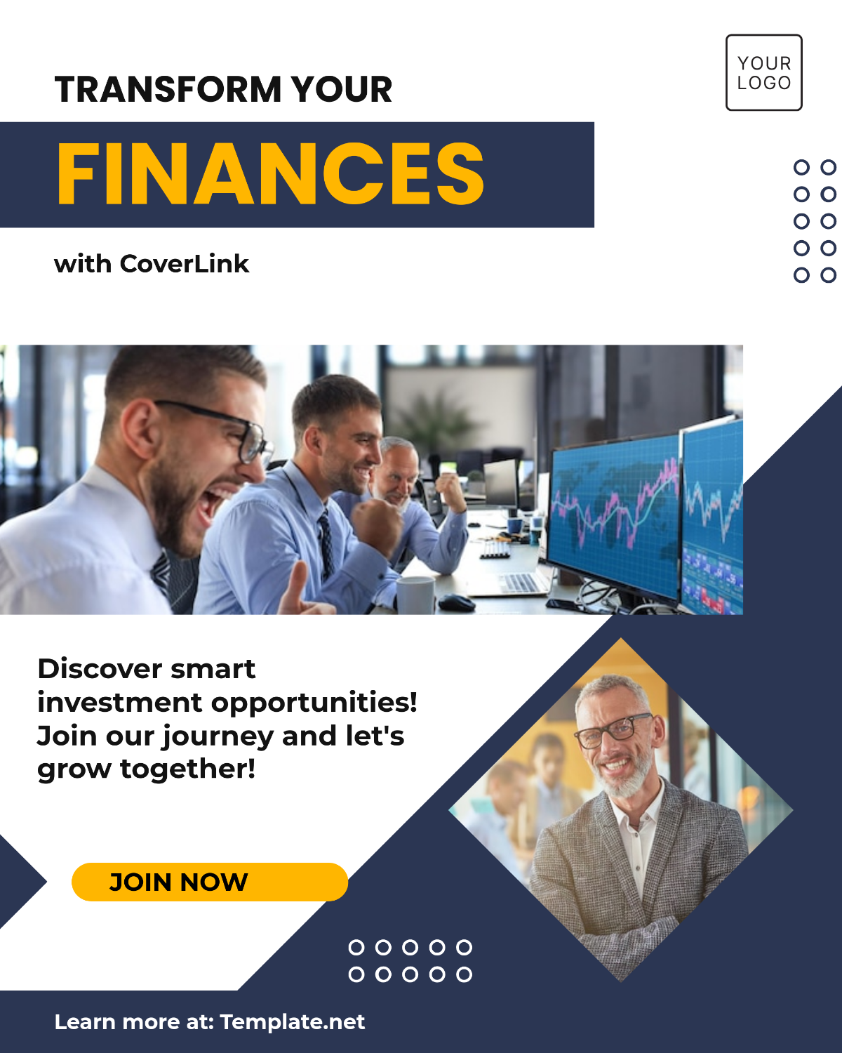Free Finance Instagram Post Template