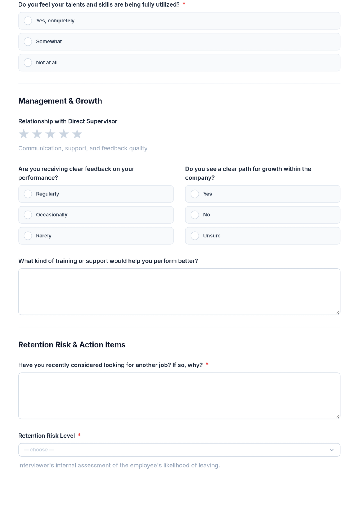 Free Retention Interview Checklist HR Template & AI Maker Free Retention Interview Checklist HR Template & AI Maker