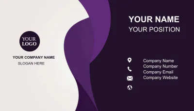 Free Debt Management Advisor Business Card Template to Edit Online