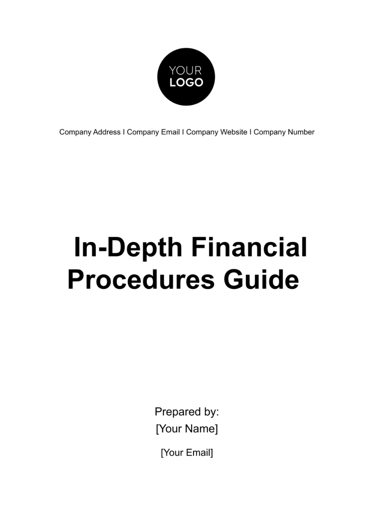 In-Depth Financial Procedures Guide Template - Edit Online & Download