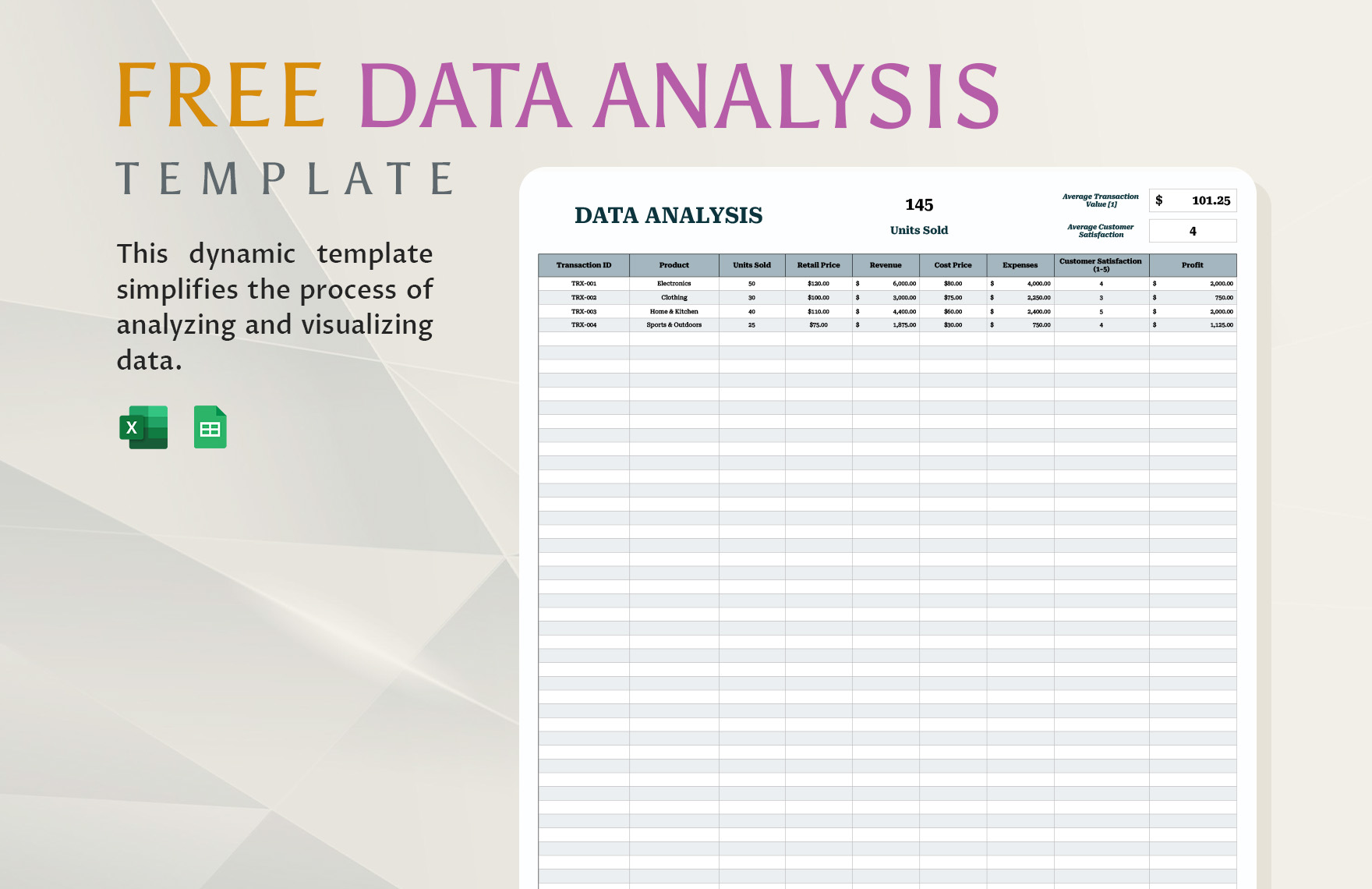 Data Analysis Template