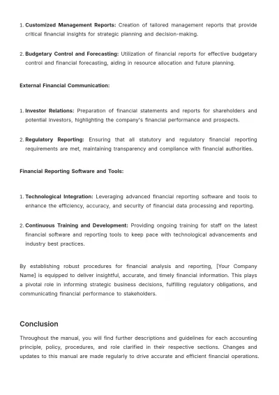 Free Accounting Policy & Procedure Manual Template to Edit Online