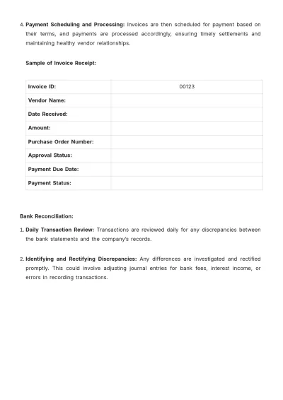 Free Accounting Policy & Procedure Manual Template to Edit Online