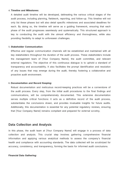 Free Accounting Audit Protocol Template to Edit Online