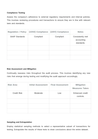 Free Accounting Audit Protocol Template to Edit Online