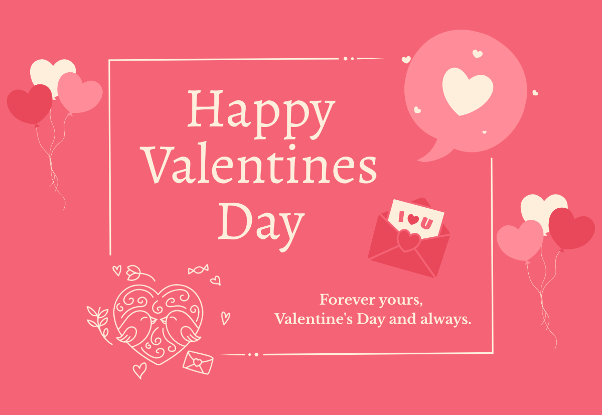 Free Valentine s Day Cards Template Edit Online Download Template