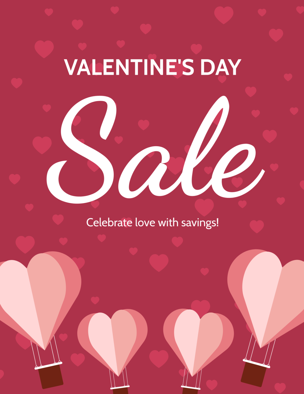 Valentine's Day Holiday Sale Template