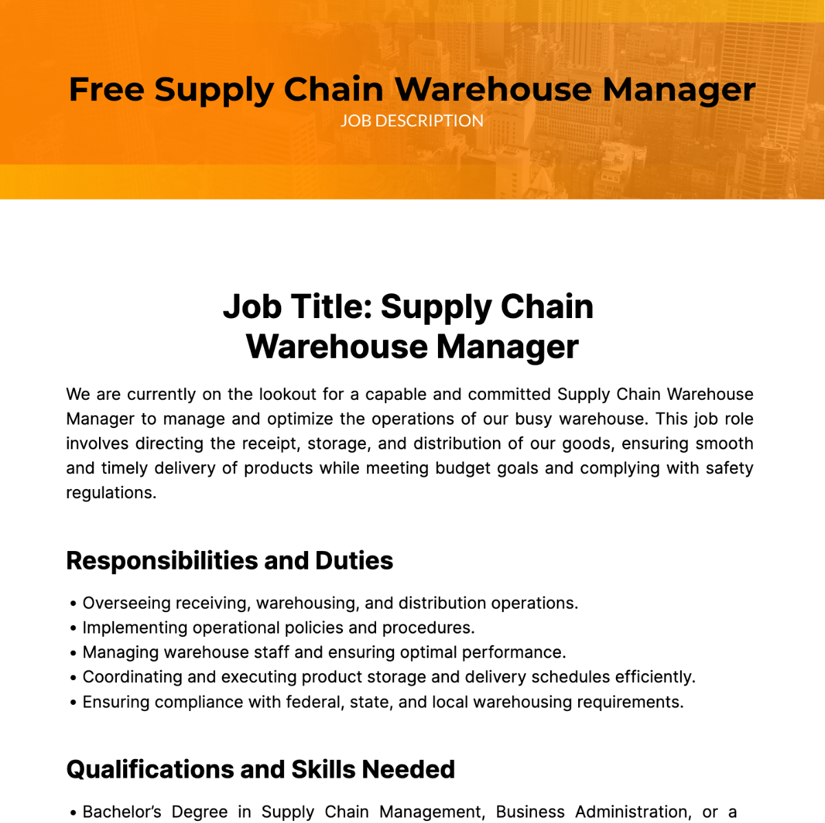 supply-chain-warehouse-manager-job-description-template-edit-online