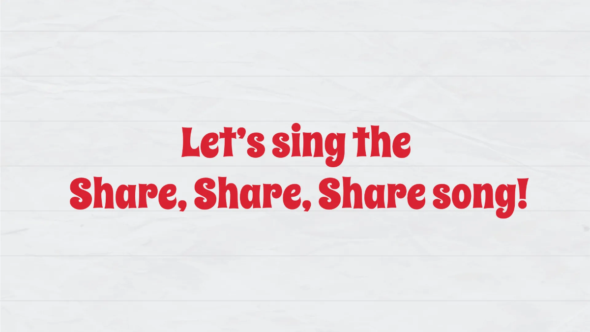 Free Sharing and Taking Turns Template to Edit Online