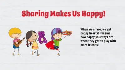 Free Sharing and Taking Turns Template to Edit Online