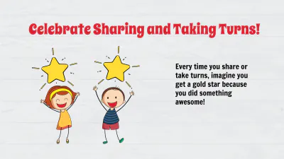 Free Sharing and Taking Turns Template to Edit Online
