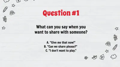Free Sharing and Taking Turns Template to Edit Online