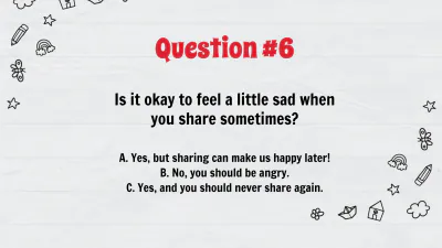 Free Sharing and Taking Turns Template to Edit Online