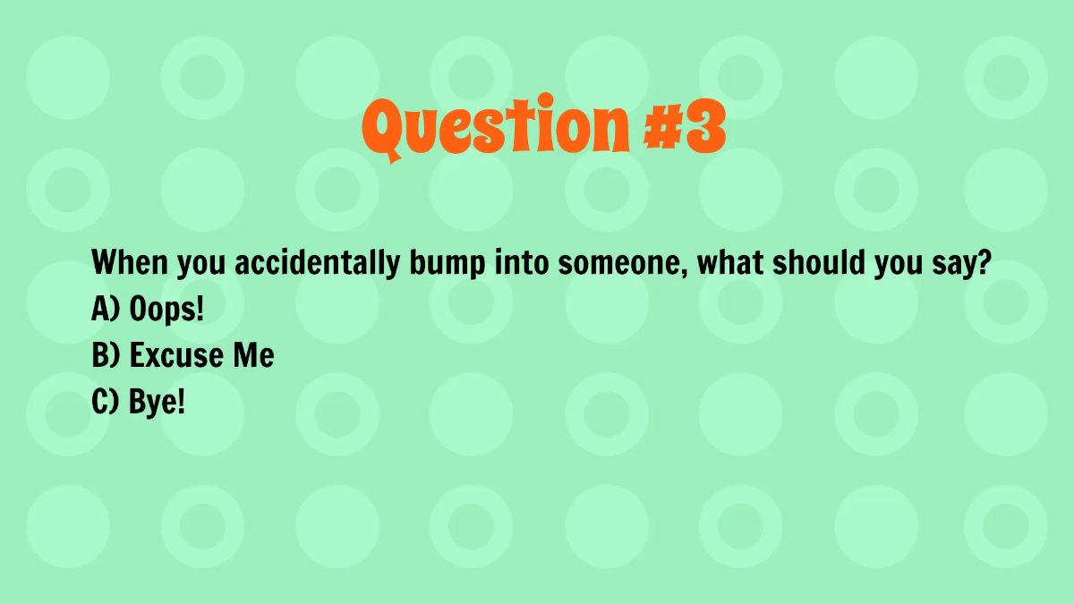 Free Basic Manners and Politeness Template to Edit Online