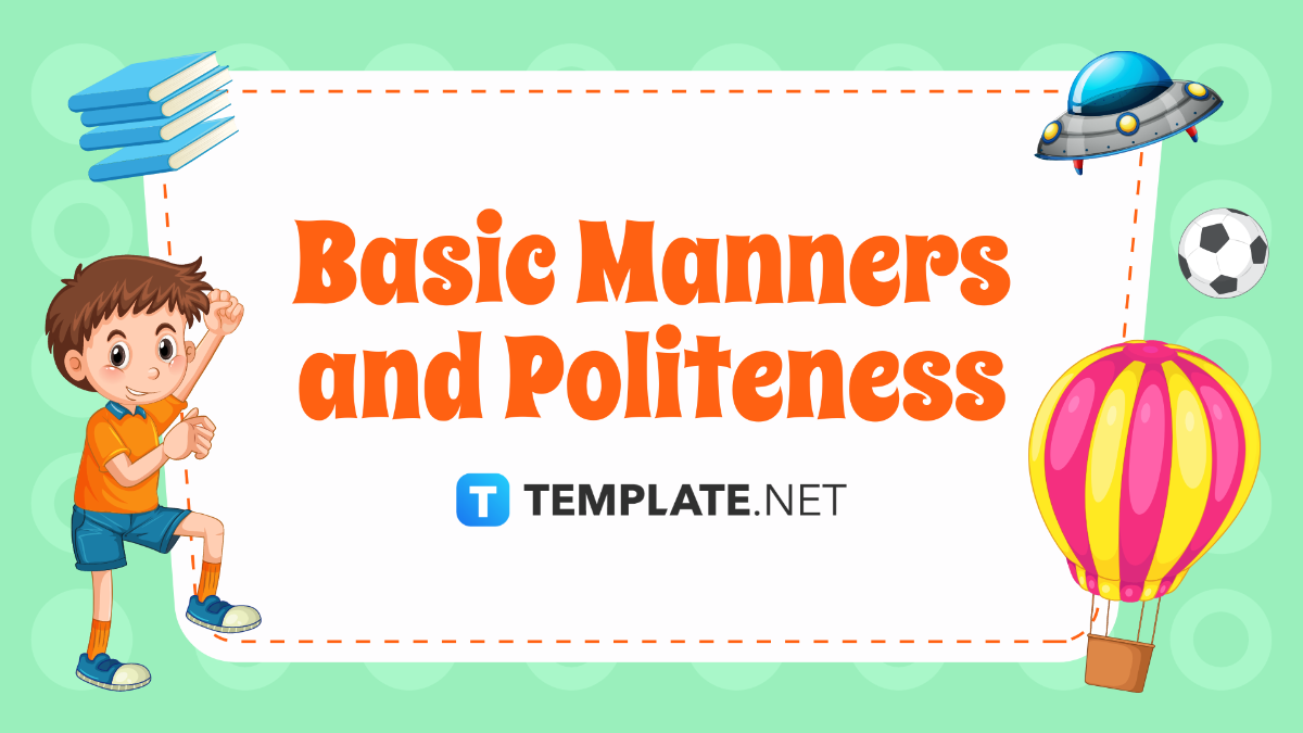 Free Basic Manners and Politeness Template
