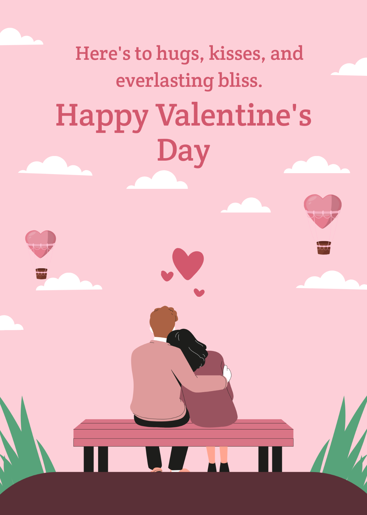 Happy Valentine's Day Message Wishes Template
