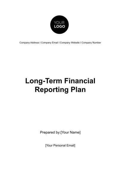 Free Long-Term Financial Reporting Plan Template to Edit Online