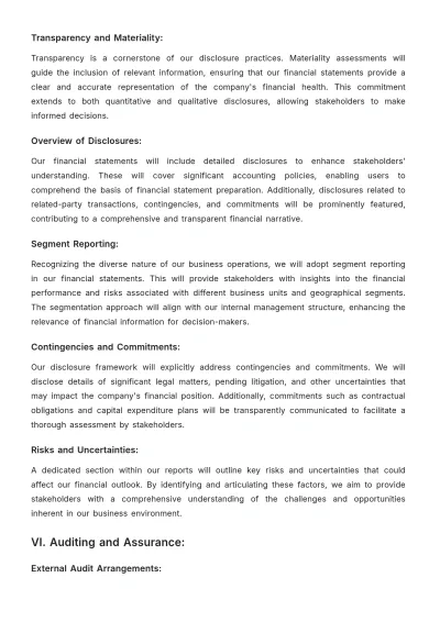 Free Long-Term Financial Reporting Plan Template to Edit Online