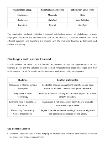 Free Financial Policy Case Study Template to Edit Online
