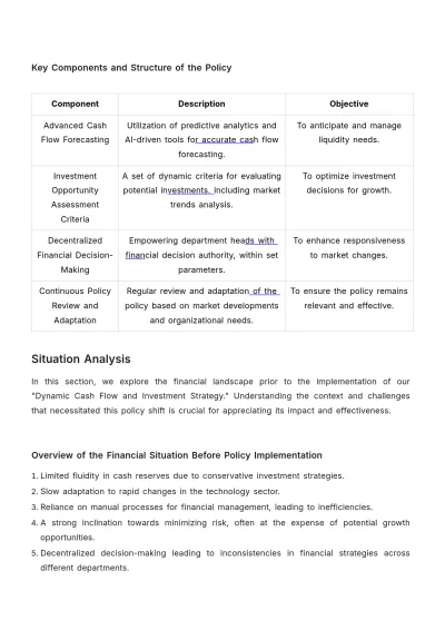 Free Financial Policy Case Study Template to Edit Online