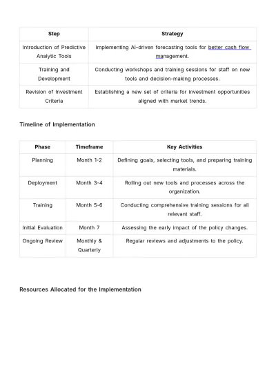 Free Financial Policy Case Study Template to Edit Online