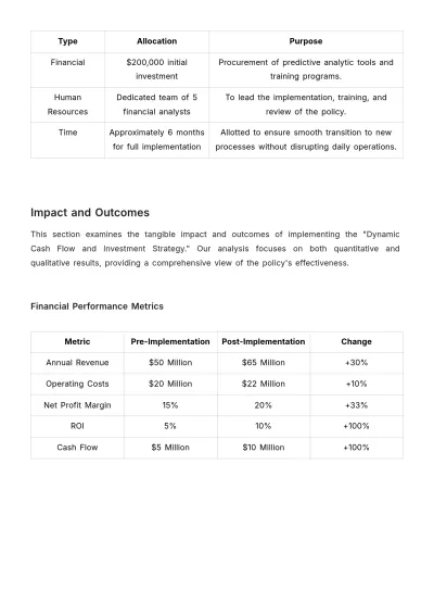 Free Financial Policy Case Study Template to Edit Online