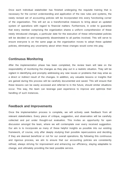 Free Financial Reporting Restructuring Plan Template to Edit Online