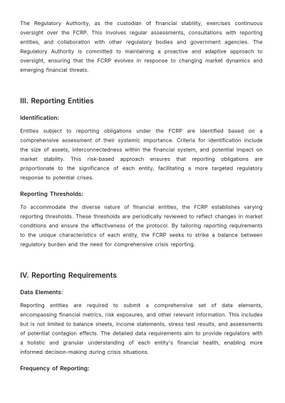 Free Financial Crisis Reporting Protocol Template to Edit Online
