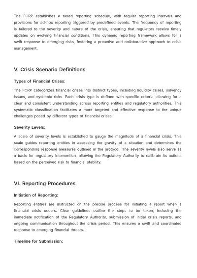 Free Financial Crisis Reporting Protocol Template to Edit Online