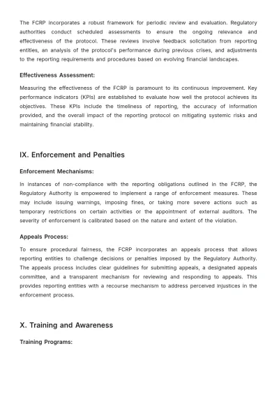 Free Financial Crisis Reporting Protocol Template to Edit Online