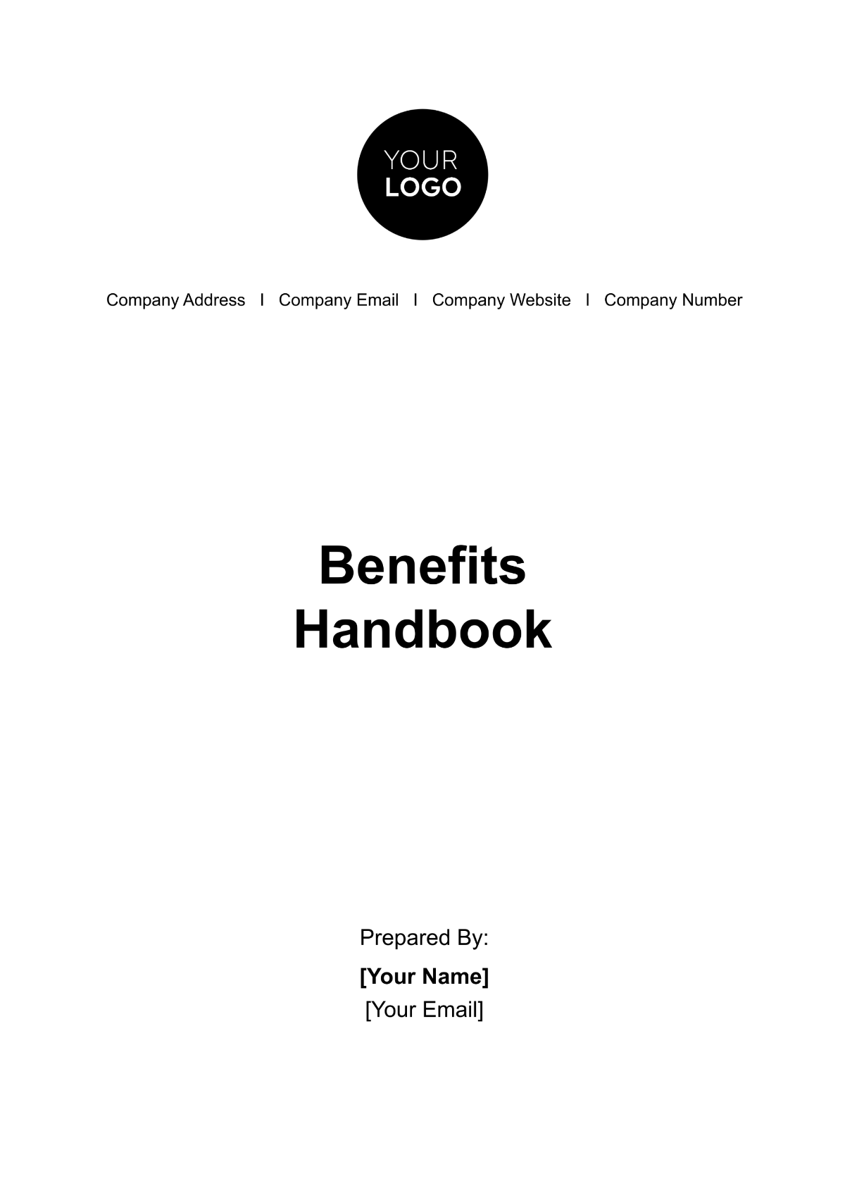 Benefits Handbook HR Template - Edit Online & Download Example ...