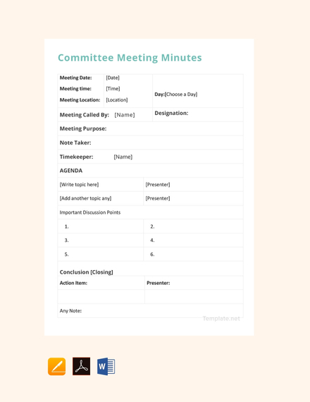 101 free meeting minutes