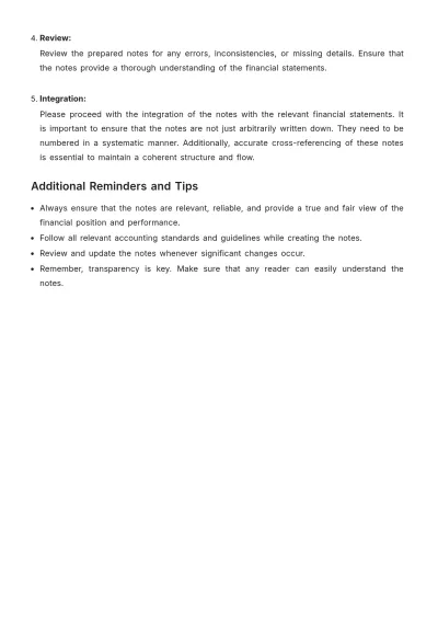 Free Financial Reporting Procedure Template to Edit Online