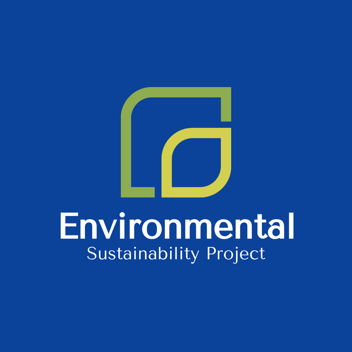 Environmental Sustainability Project Logo Template