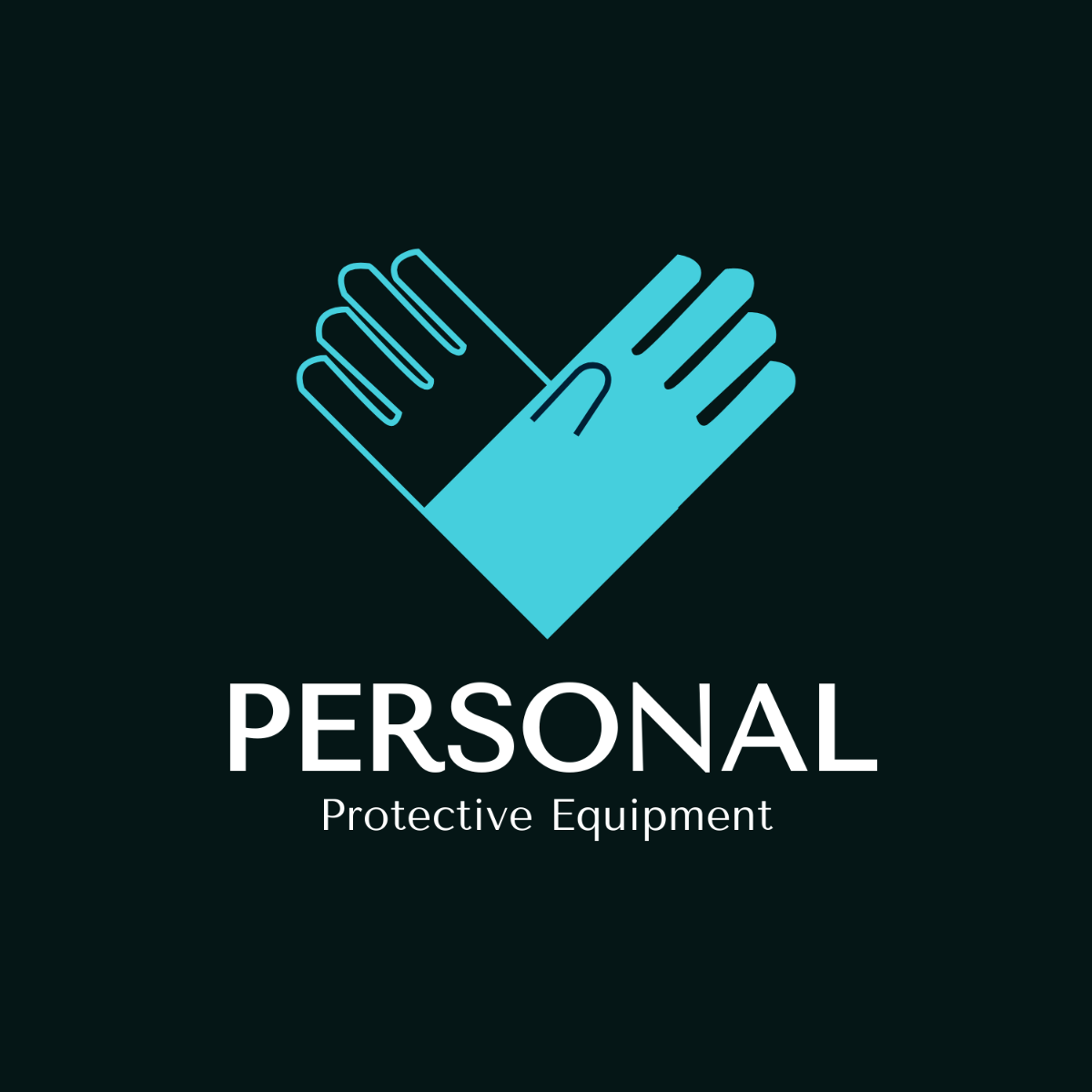 Personal Protective Equipment (PPE) Logo Template