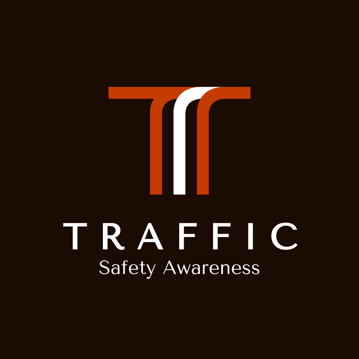 Traffic Safety Awareness Logo Template