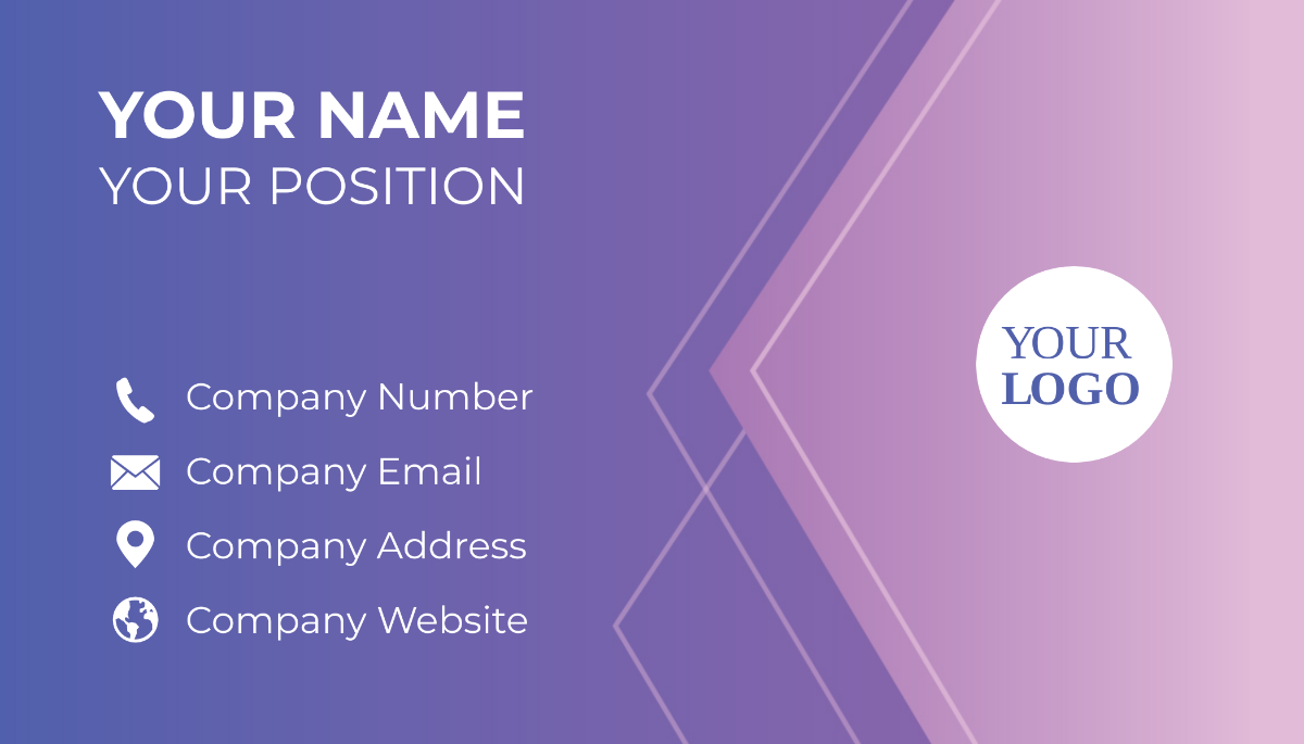 Economic Analyst Business Card Template