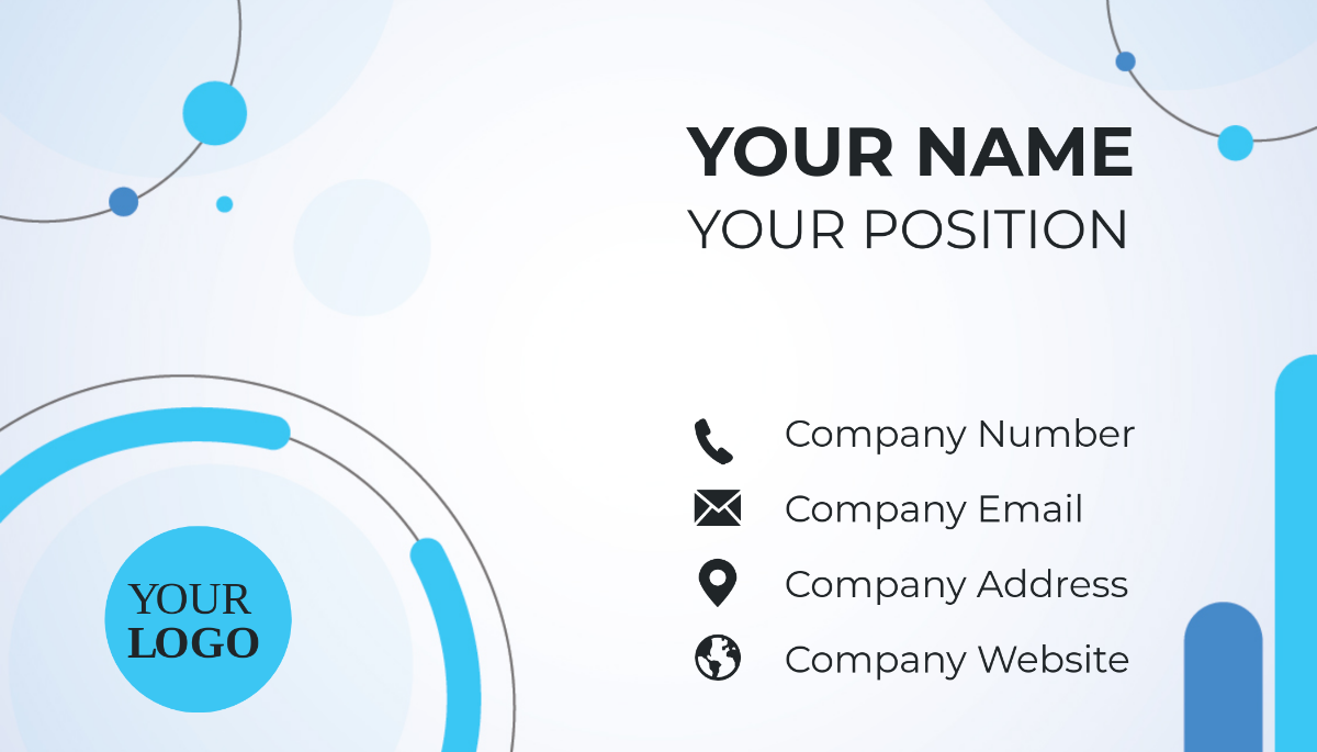 Free Cryptocurrency Expert Business Card Template to Edit Online