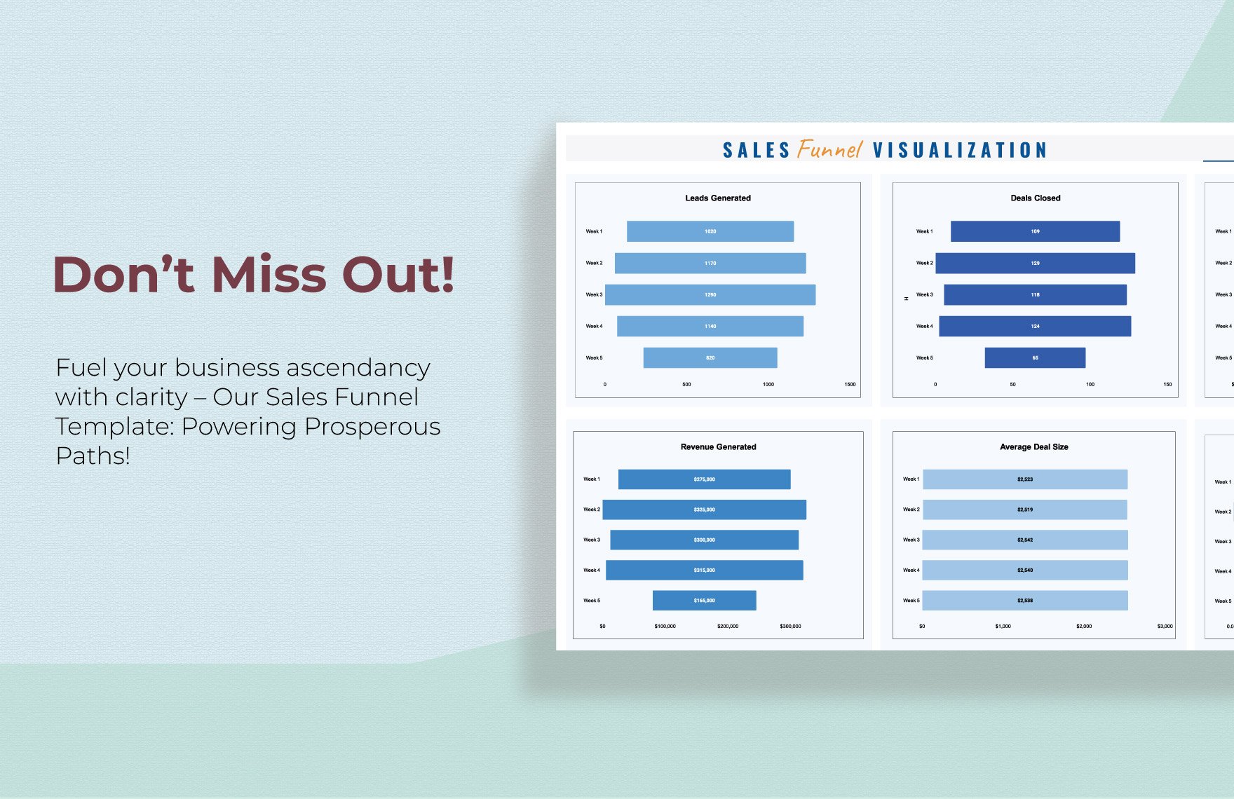 Sales Funnel Visualization Template