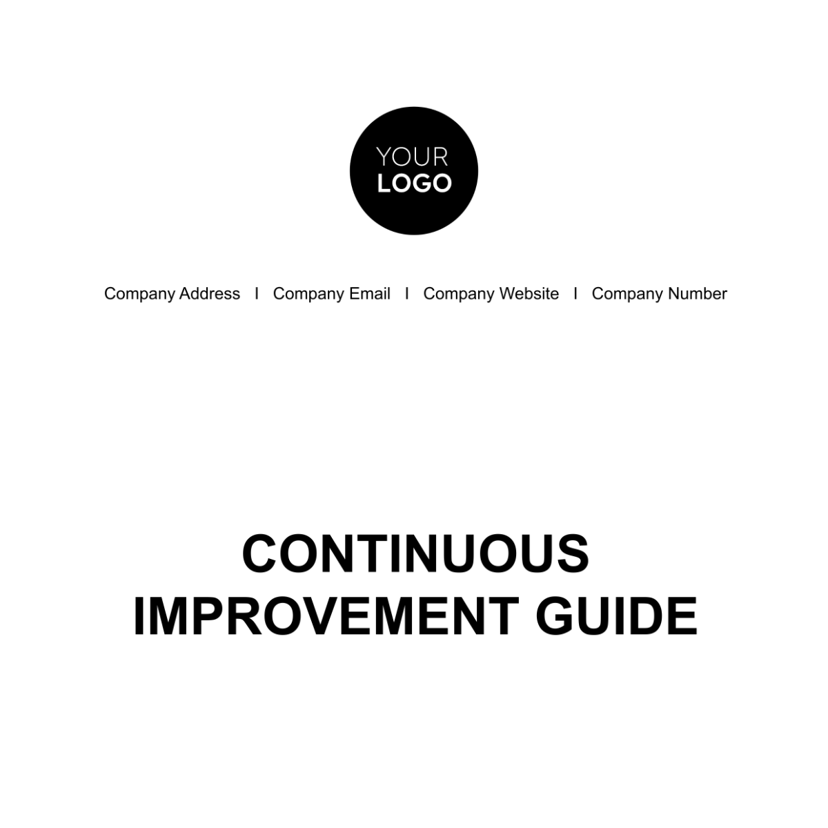 Continuous Improvement Guide HR Template - Edit Online & Download