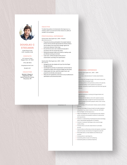 construction-site-supervisor-resume-template-word-apple-pages