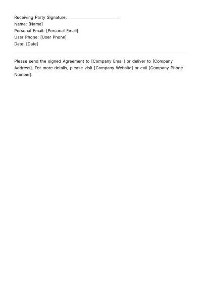Free NDA (Non-Disclosure Agreement) for HR Consultants Template to Edit Online